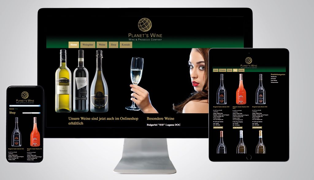 Beispiel Wein Onlineshop